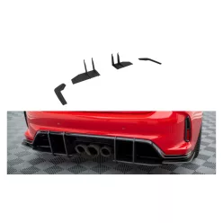 Splitter Honda Civic XI Type-R Rear Side Street Pro Red