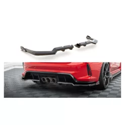   Splitter Honda Civic XI Type-R Rear Central with Diffuser v.1 + Flaps