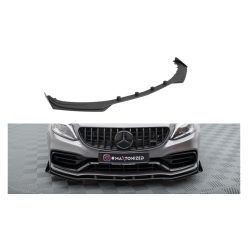   Splitter Mercedes-Benz C W205 C63 Facelift Front Pro + flaps Black