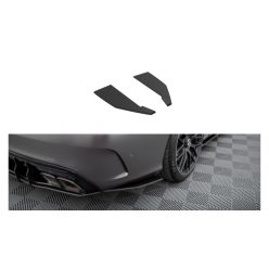   Splitter Mercedes-Benz C W205 C63 Facelift Rear Side Street Pro Black-Red