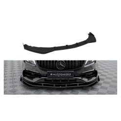   Splitter Mercedes-Benz A W176 Facelift Front Pro + flaps Black-Red