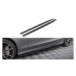   Diffuser Mercedes-Benz C C205 C43 Facelift Side Skirts Street Pro Black-Red
