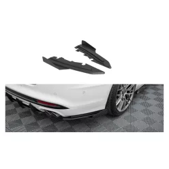   Splitter Ford Mondeo V Facelift Fusion II Facelift Rear Side Street Pro Black + Gloss Flaps