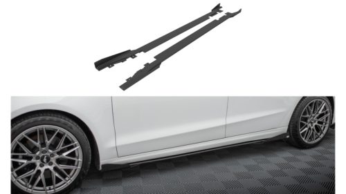Diffuser Ford Mondeo V Facelift Fusion II Facelift Side Skirts Street Pro Black-Red + Gloss Flaps