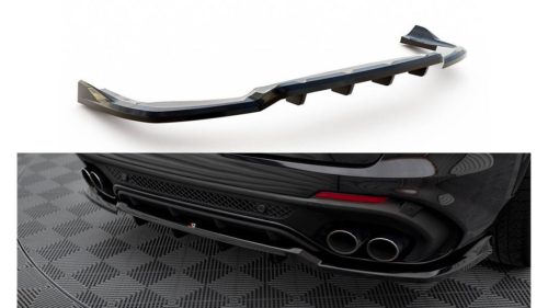 Splitter Alfa Romeo Stelvio Quadrifoglio Rear Central with Diffuser
