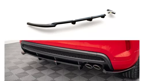 Splitter Fiat 500X I Facelift Sport Rear Central with Diffuser