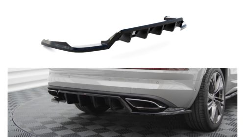 Splitter Skoda Kodiaq I Facelift RS Rear Central with Diffuser
