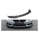 Splitter BMW 4 F32 F36 F33 M-Pack Front Pro + flaps Black-Red