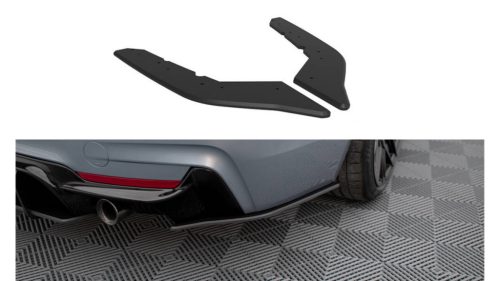 Splitter BMW 4 F32 M-Pack Rear Side Street Pro Black