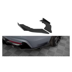   Splitter BMW 4 F32 M-Pack Rear Side Street Pro Black + Gloss Flaps