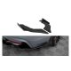 Splitter BMW 4 F32 M-Pack Rear Side Street Pro Black + Gloss Flaps