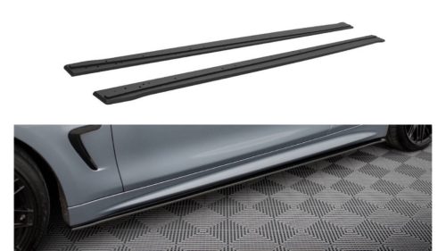 Diffuser BMW 4 F32 F36 F33 M-Pack Side Skirts Street Pro Black-Red