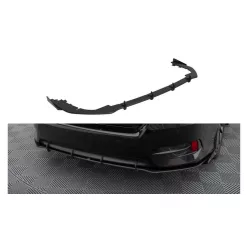   Splitter Honda Civic X Rear Side Street Pro Black-Red + Gloss Flaps