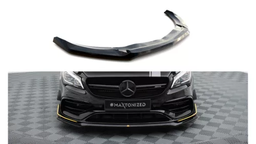 Splitter Mercedes-Benz CLA 45 Aero C117 Facelift Front v.3