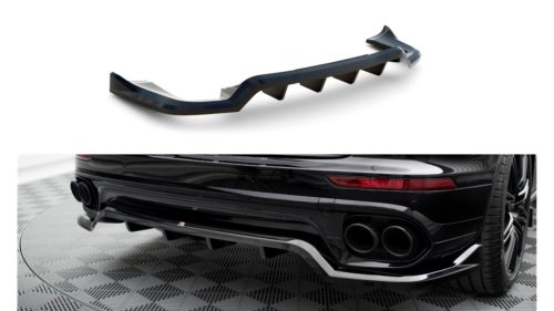 Splitter Porsche Cayenne II Facelift Rear Central with Diffuser