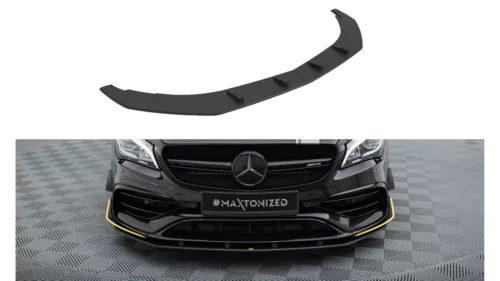 Splitter Mercedes-Benz CLA 45 Aero C117 Facelift Front Pro Black-Red