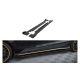 Diffuser Mercedes-Benz CLA 45 C117 Facelift Side Skirts Street Pro Black-Red + Gloss Flaps
