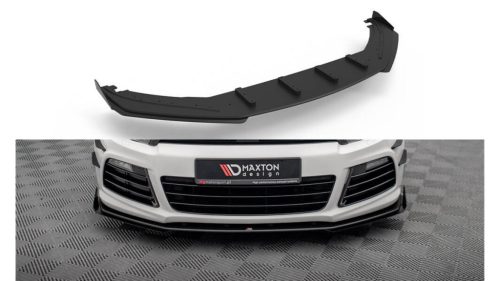 Splitter Volkswagen Scirocco III R Front Pro + flaps Black-Red
