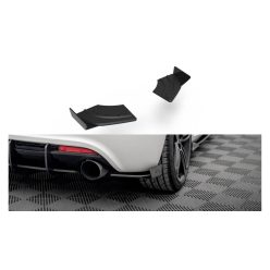   Splitter Volkswagen Scirocco III R Rear Side Street Pro Black + Gloss Flaps