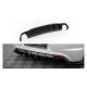 Diffuser Volkswagen Scirocco III R Rear Valance v.1 Gloss Black
