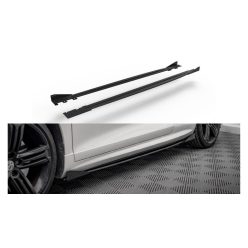   Diffuser Volkswagen Scirocco III R Side Skirts Street Pro Black + Gloss Flaps