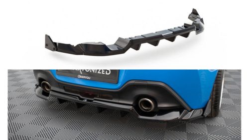 Splitter Toyota GR86 Rear Central with Diffuser v.1 + Flaps