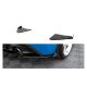 Splitter Toyota GR86 Rear Side Street Pro v.1 Black + Gloss Flaps