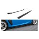 Diffuser Toyota GR86 Side Skirts Street Pro v.1 Black-Red + Gloss Flaps