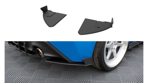 Splitter Toyota GR86 Rear Side Street Pro v.2 Black-Red