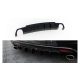 Diffuser Volkswagen Scirocco III R Rear Valance v.2 Gloss Black