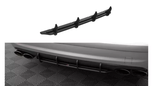 Diffuser Mercedes-Benz E 55 AMG W211 Rear Street Pro Red