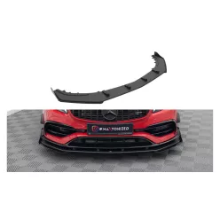   Splitter Mercedes-Benz A W176 Facelift Front Pro + flaps Black-Red