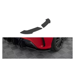  Splitter Mercedes-Benz A W176 Facelift Rear Side Street Pro Black