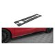 Diffuser Mercedes-Benz A W176 Facelift Side Skirts Street Pro Black-Red