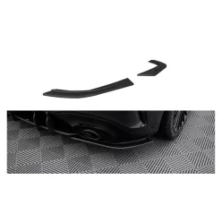   Splitter Mercedes-Benz A W177 A35 Rear Side Street Pro Black-Red
