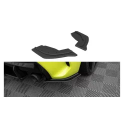 Splitter BMW 1 F40 M-Pack Rear Side Street Pro v.1 Black-Red