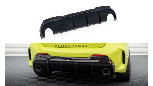 Diffuser BMW 1 F40 M-Pack Rear Valance v.3 Wersja Z Pojedyńczym Wydechem Gloss Black