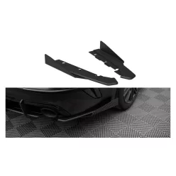   Splitter Kia ProCeed I GT Facelift Rear Side Street Pro Black-Red + Gloss Flaps