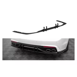 Diffuser Kia Stinger I GT GT-Line Rear Street Pro Black-Red