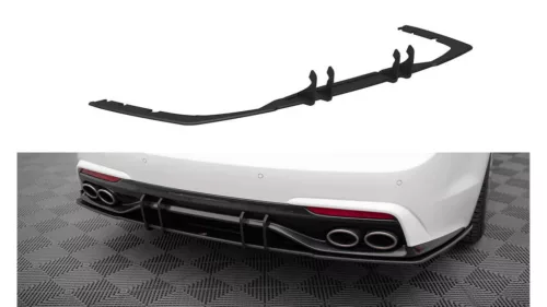 Diffuser Kia Stinger I GT GT-Line Rear Street Pro Black-Red