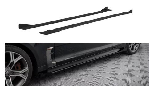 Diffuser Kia Stinger I GT GT-Line Side Skirts Street Pro Black + Gloss Flaps