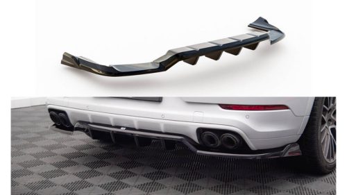Splitter Porsche Cayenne III Rear Central with Diffuser