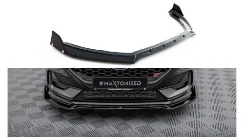 Splitter Ford Fiesta VIII Facelift ST Front v.4 + flaps