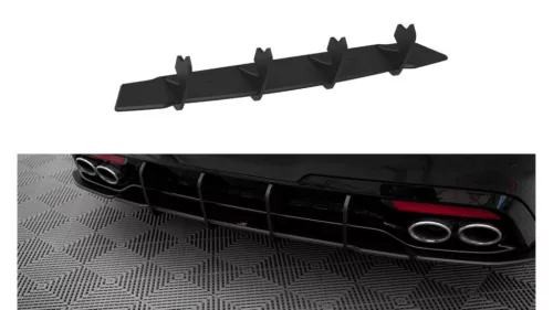 Diffuser Kia Stinger I GT GT-Line Rear Street Pro v.1 Black-Red