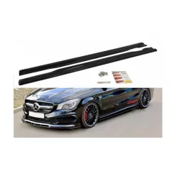   Diffuser Mercedes-Benz CLA 45 AMG C117 A45 AMG W176 Side Skirts Gloss Black