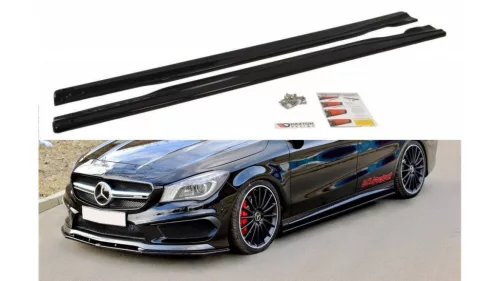 Diffuser Mercedes-Benz CLA 45 AMG C117 A45 AMG W176 Side Skirts Gloss Black