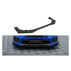 Splitter Subaru WRX STI Facelift Front Pro + flaps Black-Red