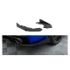 Splitter Subaru WRX STI Rear Side Street Pro Black-Red + Gloss Flaps
