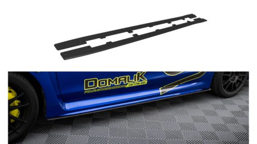 Diffuser Subaru WRX STI Side Skirts Street Pro Black-Red