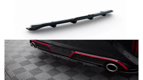 Splitter Kia Ceed III GT Facelift Rear Central with Diffuser